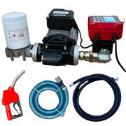 Bộ KIT bơm dầu diesel 100L 220V đồng hồ điện tử